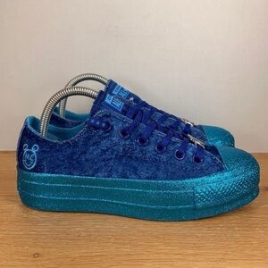 Converse CTAS Platform Miley Cyrus Velvet Glitter Sneaker Size 6.5 Women